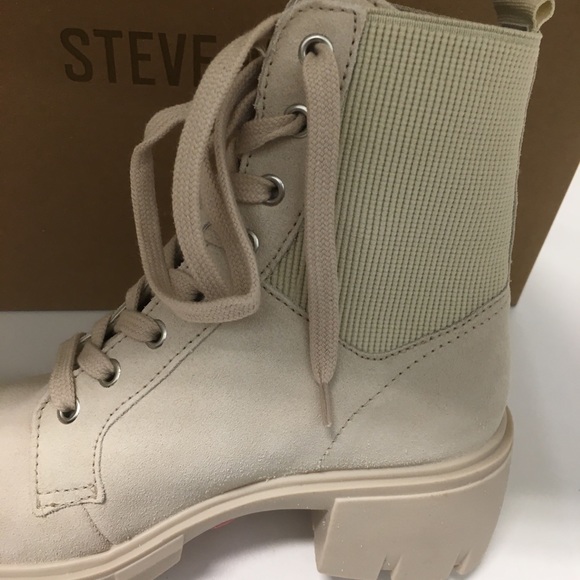 🥾Beautiful Steve Maddens Sand Combats🥾C - Picture 6 of 10